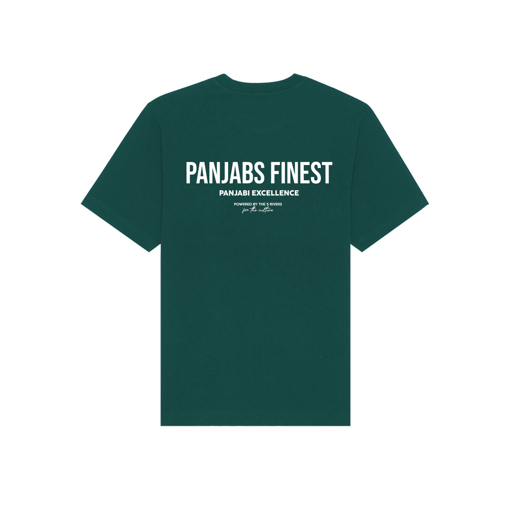 Panjabs Finest T-Shirt Green | Panjabi Excellence | Panjabi Apparel