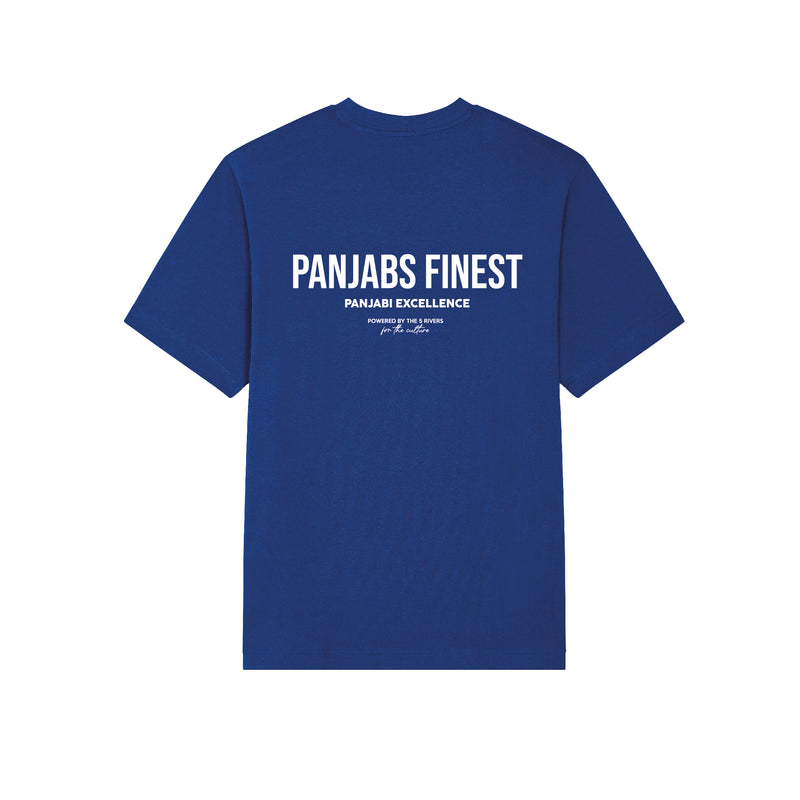 Panjabs Finest T-Shirt Blue | Panjabi Excellence | Panjabi Apparel