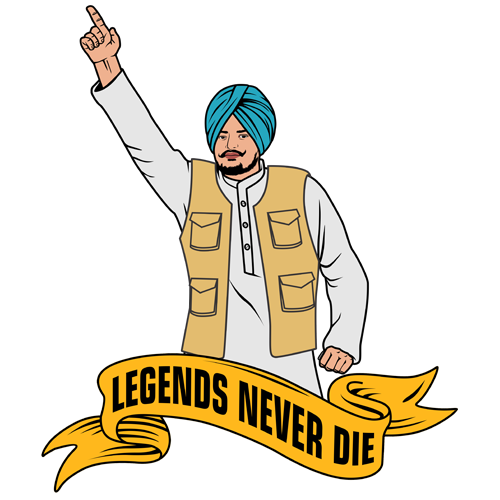 Sidhu Legends Never Die Pin