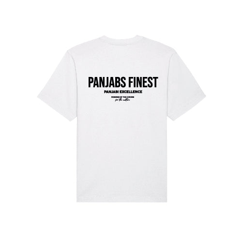 Panjabs Finest T-Shirt White| Panjabi Excellence | Panjabi Apparel